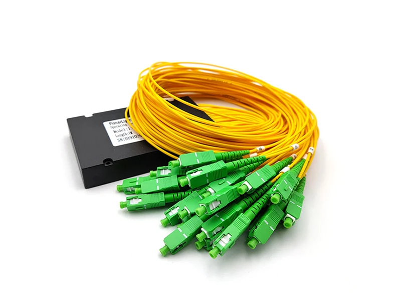 Divisor PLC de fibra &oacute;ptica Ftth tipo caja de pl&aacute;stico Abs Apc 1x16