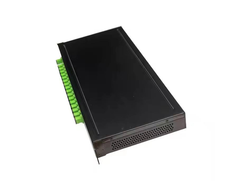 Divisor de fibra &oacute;ptica PLC de 19 pulgadas, 1:16, 1U, altura, tipo RACK, conector SC/APC, marco de distribuci&oacute;n &oacute;ptica, caja de terminales, Panel de conexi&oacute;n