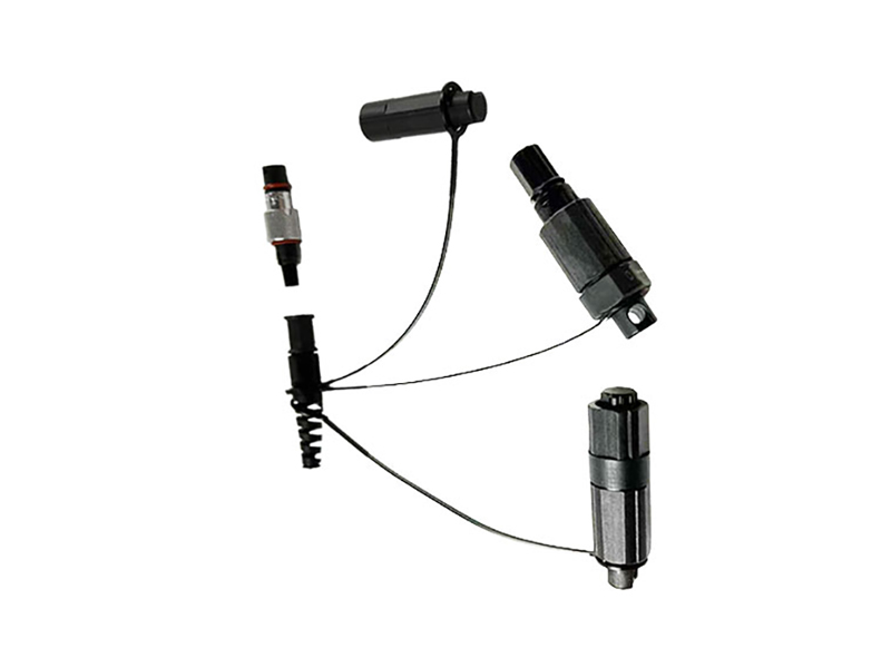 FTTH Cable de acometida de fibra resistente al agua IP68 3 en 1 SC/APC monomodo compatible con conectores OptTap/Mini/Slim