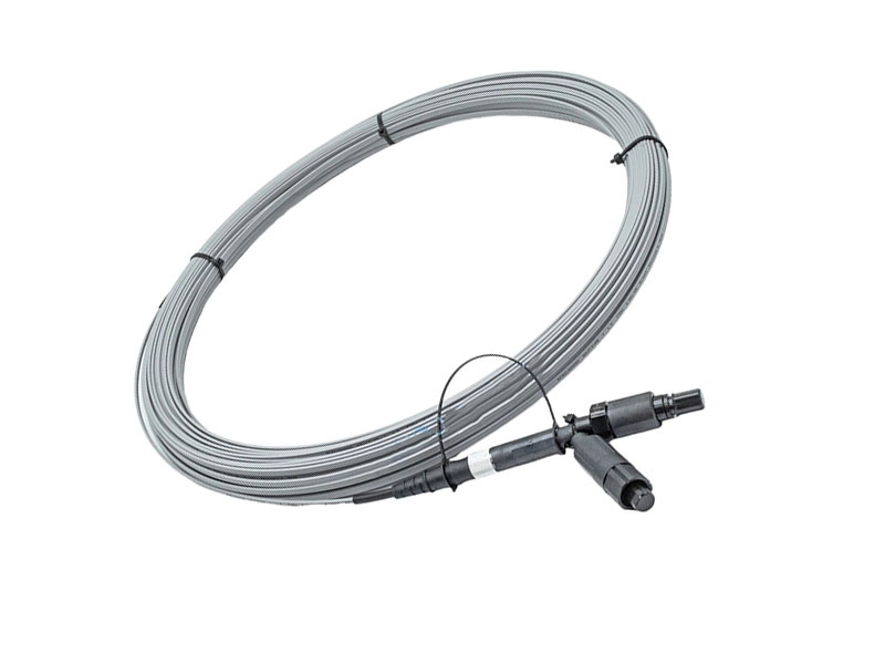 Conjunto de cable de acometida compacto 3 en 1 IP68 SC APC, FTTH Figura 8, preconectorizado, personalizado, 1F con mensajero de acero, conector impermeable para conexi&oacute;n r&aacute;pida de triple conector SC/A