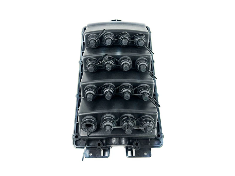 Caja MST preconectorizada compatible con OptiTap 4/6/8/12/16 puertos