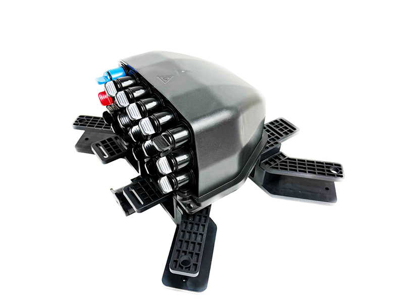 18 Puerto FAT CTO Exterior Impermeable FTTH Caja NAP de Distribuci&oacute;n de Fibra &Oacute;ptica Preconectorizada Caja Terminal de Acceso con Adaptadores Opt