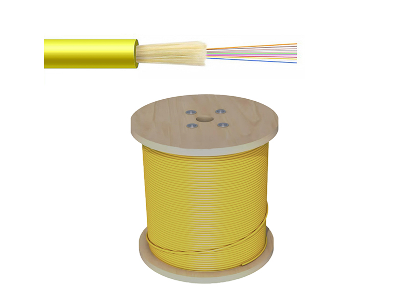 Cable de fibra &oacute;ptica para interiores en mini paquete de 3,0 mm: 8/12/16/24 n&uacute;cleos, OM3/OM4/OM5