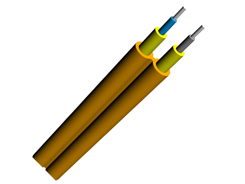 GJFJV Cable de fibra &oacute;ptica d&uacute;plex monomodo de 2 n&uacute;cleos Cubierta de PVC para cables de comunicaci&oacute;n para interiores