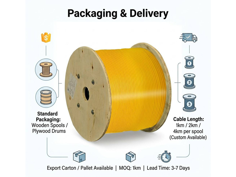 Cable de fibra &oacute;ptica de distribuci&oacute;n OFNR de 4,8&ndash;8,0 mm Gjpfjv Gjpfjh para paquete interior Cable de fibra &oacute;ptica monomodo para FTTH Tight Buffer Riser