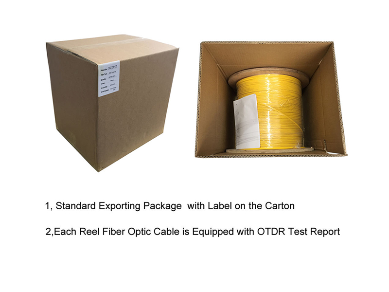 Cable de fibra &oacute;ptica con protecci&oacute;n ajustada para interiores de 0,9 mm