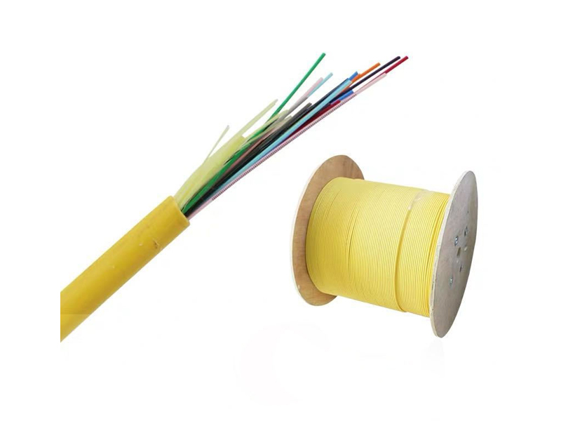 Cable de fibra &oacute;ptica de distribuci&oacute;n OFNR de 4,8&ndash;8,0 mm Gjpfjv Gjpfjh para paquete interior Cable de fibra &oacute;ptica monomodo para FTTH Tight Buffer Riser