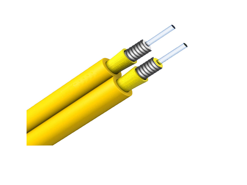 Cable de fibra &oacute;ptica blindado d&uacute;plex