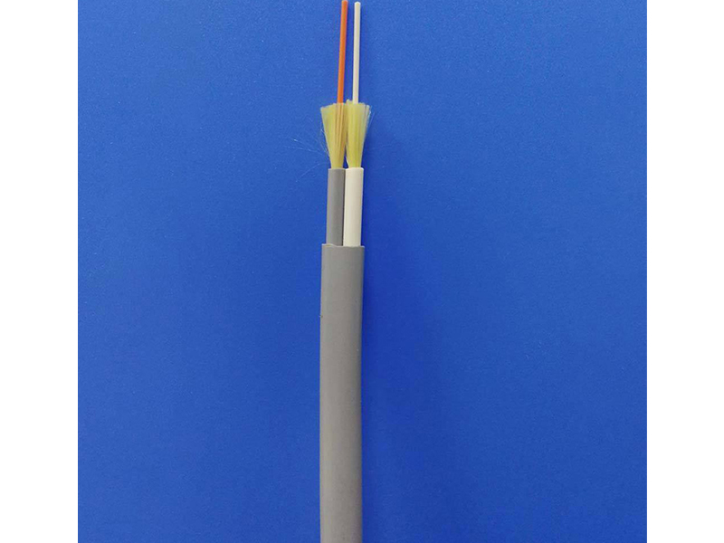 Cable de fibra para interiores Fibra de cable gemelo plano d&uacute;plex