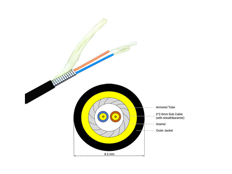 ECA 2F G657A2 LSZH blanco de 3 mm con clasificaci&oacute;n ECA mini