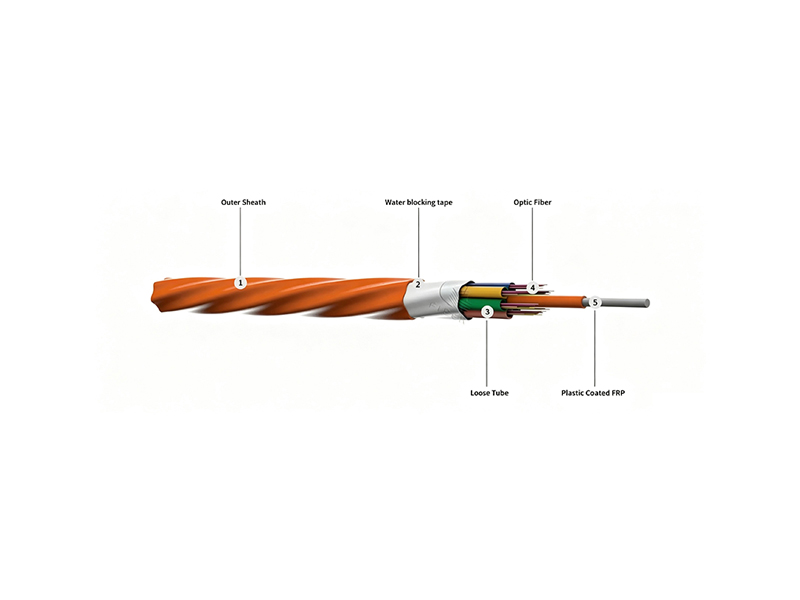 Cable de microfibra &oacute;ptica de tubo suelto soplado por aire (GCYFY)