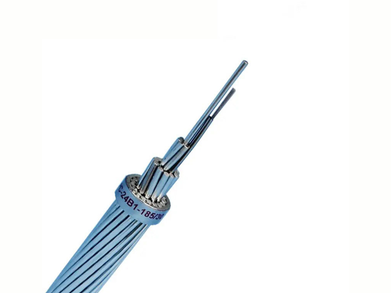Alambre de tierra a&eacute;reo compuesto de fibra &oacute;ptica OPGW trenzado de doble capa