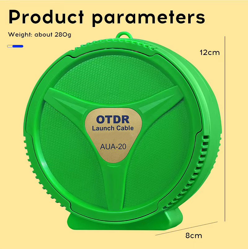 Cable OTDR Launch Box 150 ~ 2000M probador multimodo carrete de Cable eliminador de zona muerta Compatible WiFi 4G para SC LC ST FC