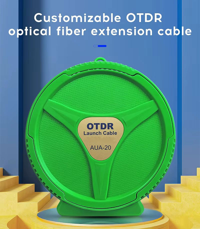 Cable OTDR Launch Box 150 ~ 2000M probador multimodo carrete de Cable eliminador de zona muerta Compatible WiFi 4G para SC LC ST FC 