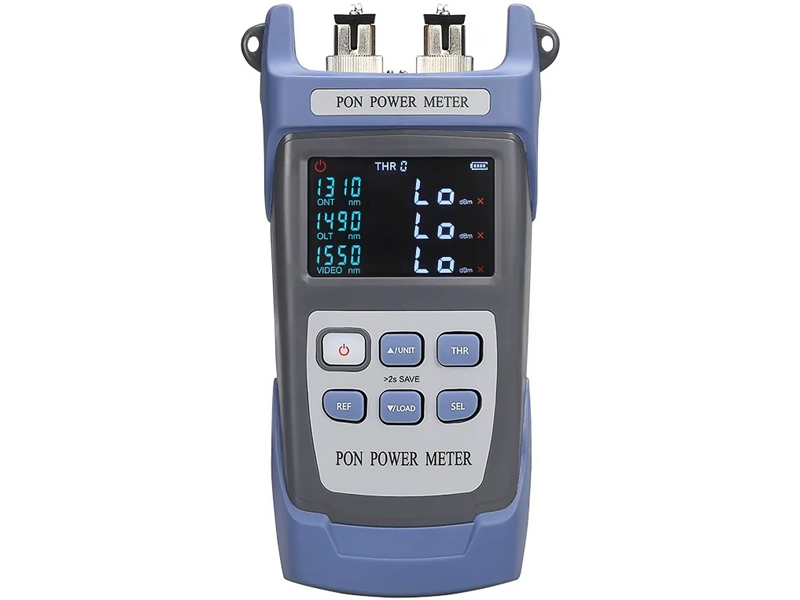 Prueba en l&iacute;nea de detecci&oacute;n de red AUA-320U/320A SC/FC/UPC/APC 1310 1490 1550 nm PON Medidor de potencia &oacute;ptica